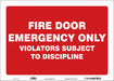 Safety Sign 10 in x 14 in Vinyl