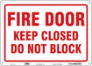 Safety Sign 10 in x 14 in Polyethylene