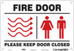 Safety Sign 7 in x 10 in Aluminum