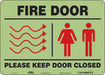 Safety Sign 10 in x 14 in Polyethylene