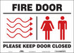 Safety Sign 10 in x 14 in Vinyl