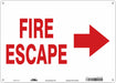 Safety Sign 10 in x 14 in Aluminum