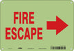 Safety Sign 7 in x 10 in Polyethylene