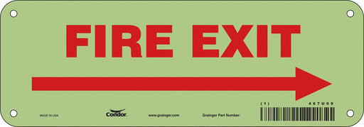 Safety Sign 3 1/2 x 10 in Polyethylene