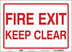 J9268 Safety Sign 10 in x 14 in Vinyl