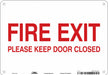 Safety Sign 7 in x 10 in Polyethylene
