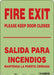 Safety Sign 14 in x 10 in Polyethylene