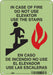 J9271 Safety Sign 10 in x 7 in Polyethylene