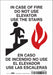 J9271 Safety Sign 10 in x 7 in Vinyl