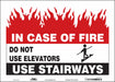Safety Sign 10 in x 14 in Vinyl