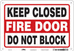 Safety Sign 7 in x 10 in Aluminum