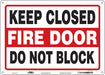 Safety Sign 10 in x 14 in Aluminum