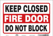 Safety Sign 7 in x 10 in Vinyl