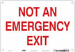 Safety Sign 7 in x 10 in Aluminum