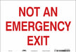 Safety Sign 7 in x 10 in Vinyl