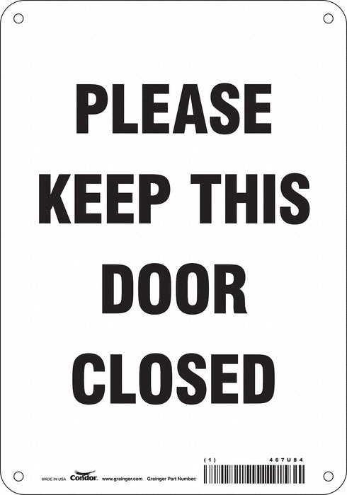 J9275 Safety Sign 10 in x 7 in Aluminum
