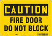 Safety Sign 7 in x 10 in Aluminum