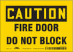 Safety Sign 5 in x 7 in Vinyl
