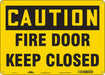 Safety Sign 10 in x 14 in Polyethylene
