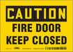 Safety Sign 5 in x 7 in Vinyl