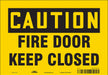 Safety Sign 7 in x 10 in Vinyl