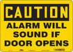Safety Sign 10 in x 14 in Polyethylene