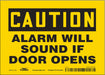 Safety Sign 5 in x 7 in Vinyl