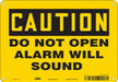 Safety Sign 7 in x 10 in Aluminum
