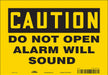 Safety Sign 7 in x 10 in Vinyl