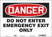 Safety Sign 10 in x 14 in Vinyl