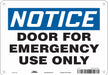 Safety Sign 7 in x 10 in Aluminum