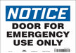Safety Sign 7 in x 10 in Vinyl