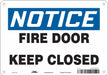 Safety Sign 7 in x 10 in Polyethylene