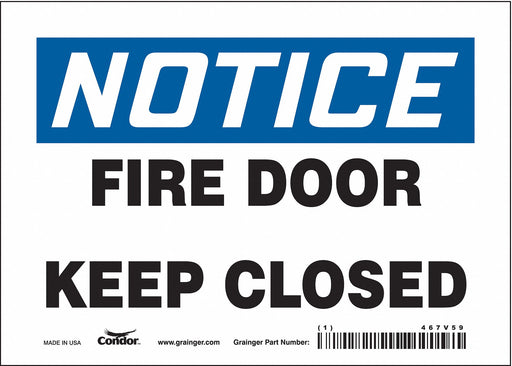 Safety Sign 5 in x 7 in Vinyl
