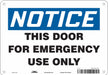Safety Sign 7 in x 10 in Polyethylene