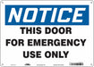 Safety Sign 10 in x 14 in Polyethylene