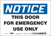 Safety Sign 5 in x 7 in Vinyl