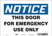 Safety Sign 7 in x 10 in Vinyl