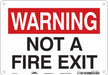 J9288 Safety Sign 7 in x 10 in Aluminum
