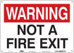 J9288 Safety Sign 10 in x 14 in Polyethylene