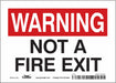 J9288 Safety Sign 5 in x 7 in Vinyl