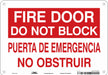 Safety Sign 7 in x 10 in Polyethylene
