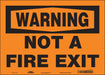 Safety Sign 10 in x 14 in Vinyl