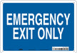 Safety Sign 7 in x 10 in Polyethylene