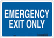 Safety Sign 7 in x 10 in Glow Vinyl
