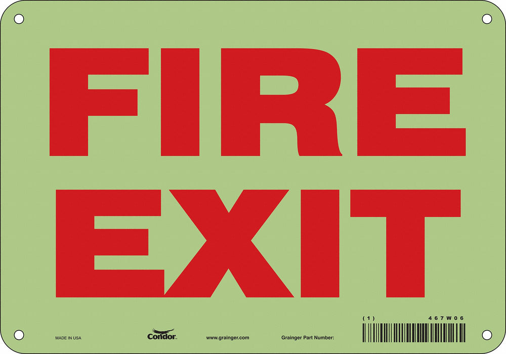 Safety Sign 7 in x 10 in Polyethylene