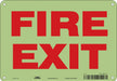 Safety Sign 7 in x 10 in Glow Vinyl