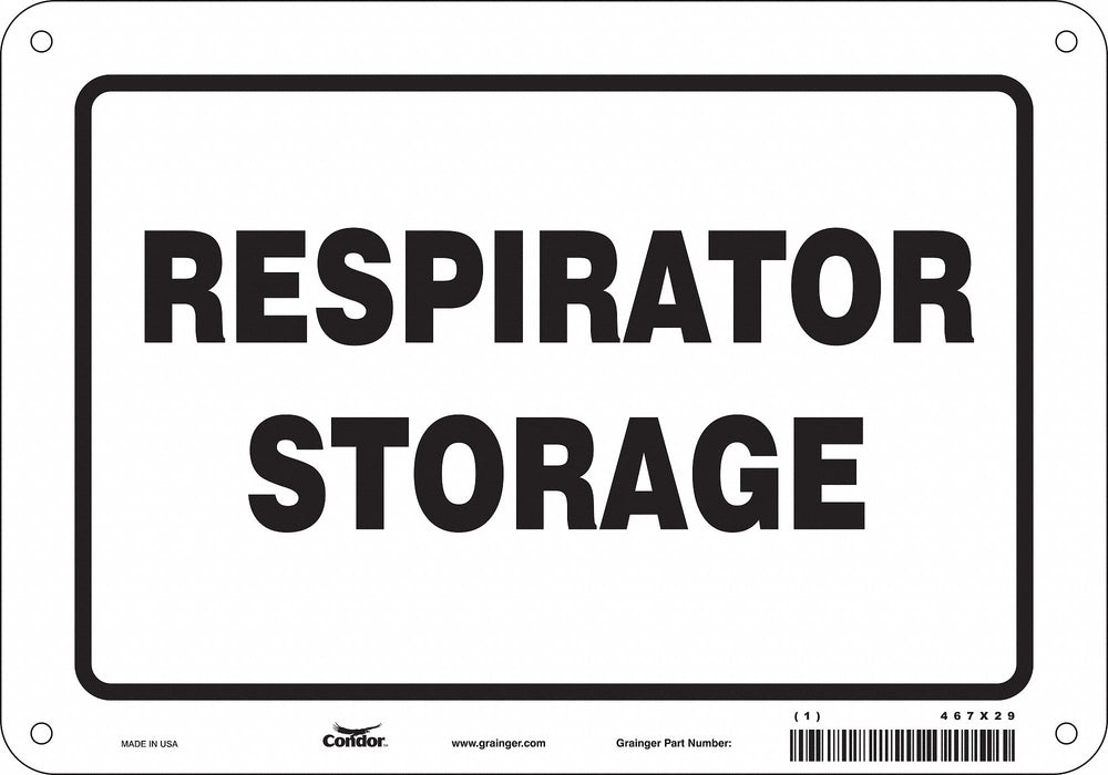 Safety Sign 7 inx10 in Polyethylene