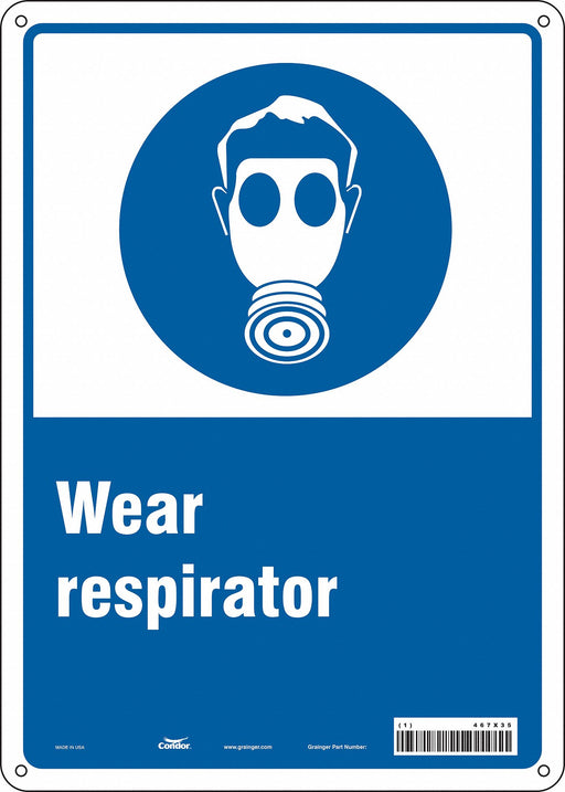 Safety Sign 14 inx10 in Vinyl