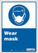 Safety Sign 14 in x 10 in Polyethylene